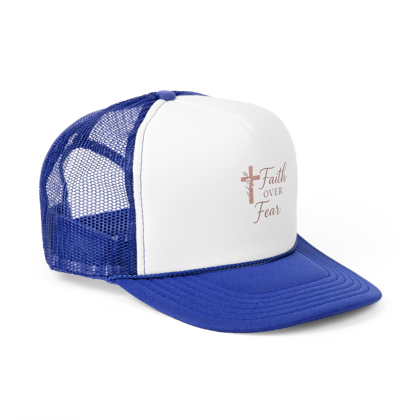 Feminine Faith Over Fear Trucker Cap