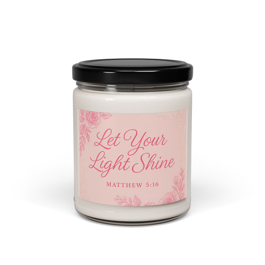 Inspirational Soy Candle, Matthew 5:16